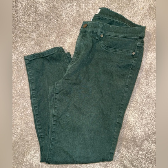 Lakeview Denim Jeans/Jeggings - Forrest Green, Size 33 - Picture 1 of 6